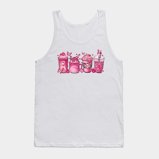 Breast Cancer Coffee Tank Top by Ken Adams Store